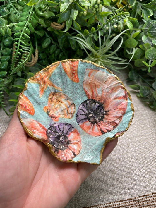 Decoupage Shell | Copper Ashes