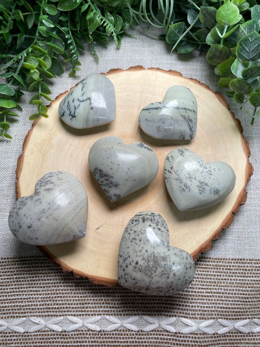 Dendritic Jade Heart | Copper Ashes