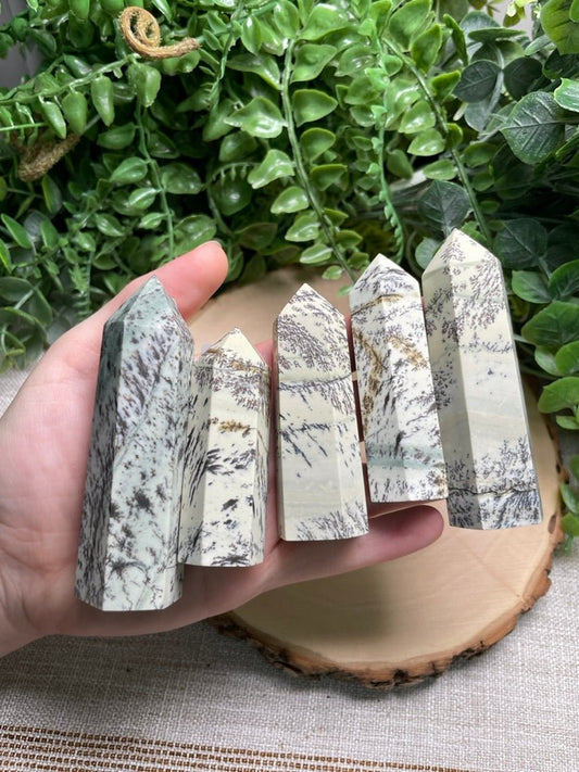 Dendritic Jade Tower | Copper Ashes