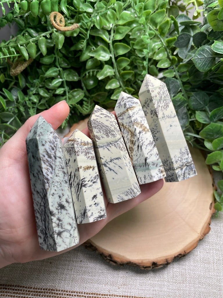 Dendritic Jade Tower | Copper Ashes