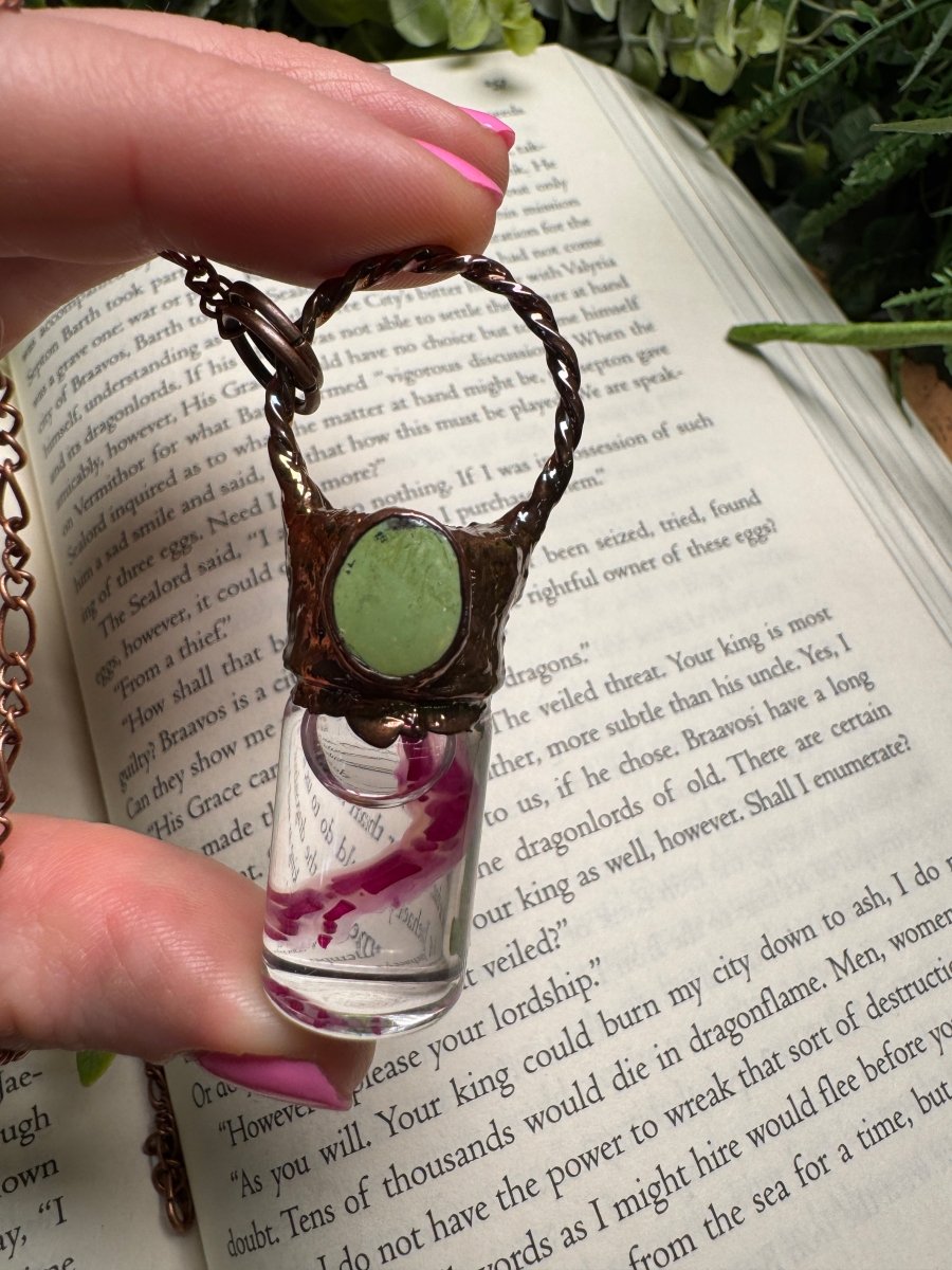 Diaphonized Rat Paw and Turquoise Oddity Necklace | Copper Ashes