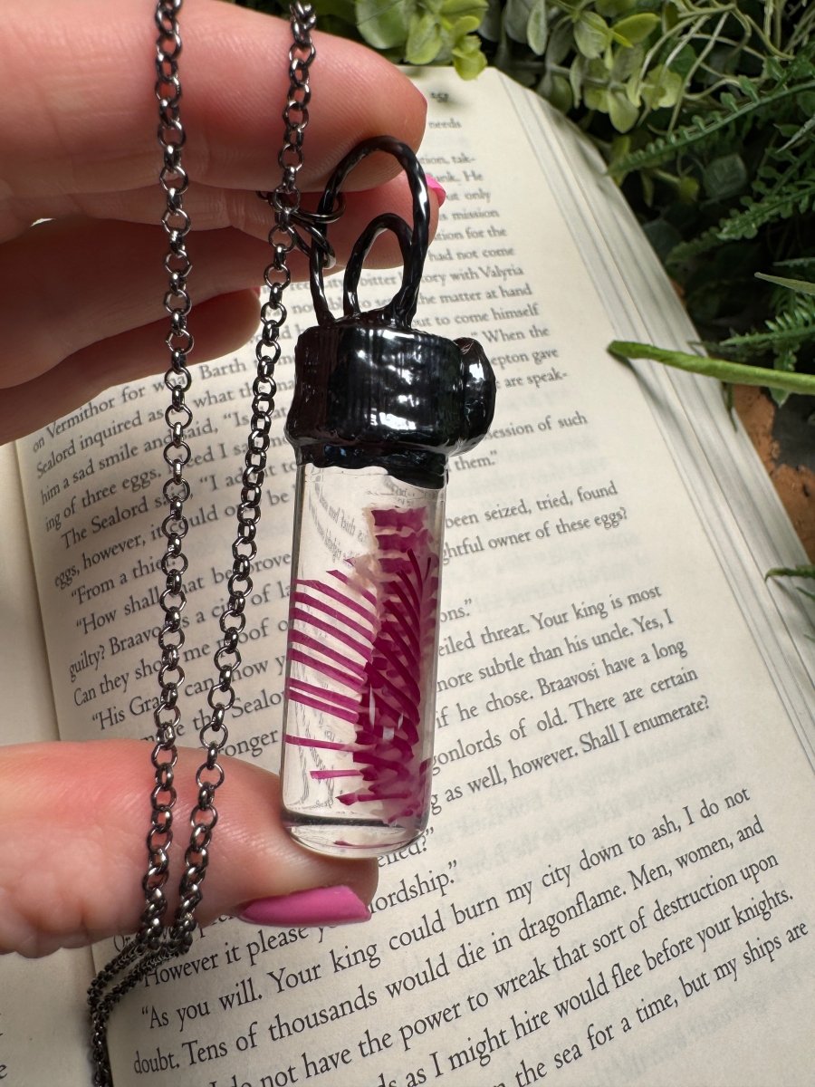 Diaphonized Rat Ribcage Goddess Oddity Necklace | Copper Ashes