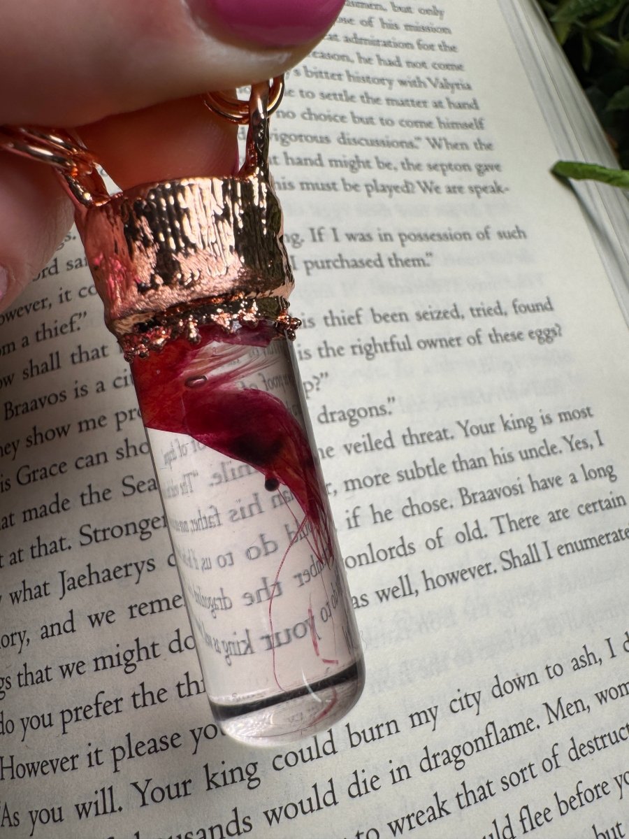 Diaphonized Shrimp and Labradorite Oddity Necklace | Copper Ashes