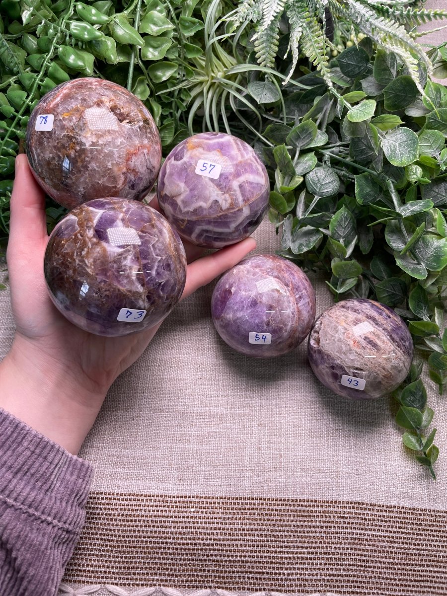 Dream Amethyst Sphere | Copper Ashes
