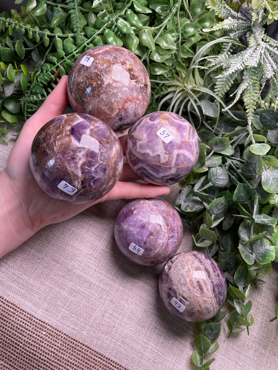 Dream Amethyst Sphere | Copper Ashes