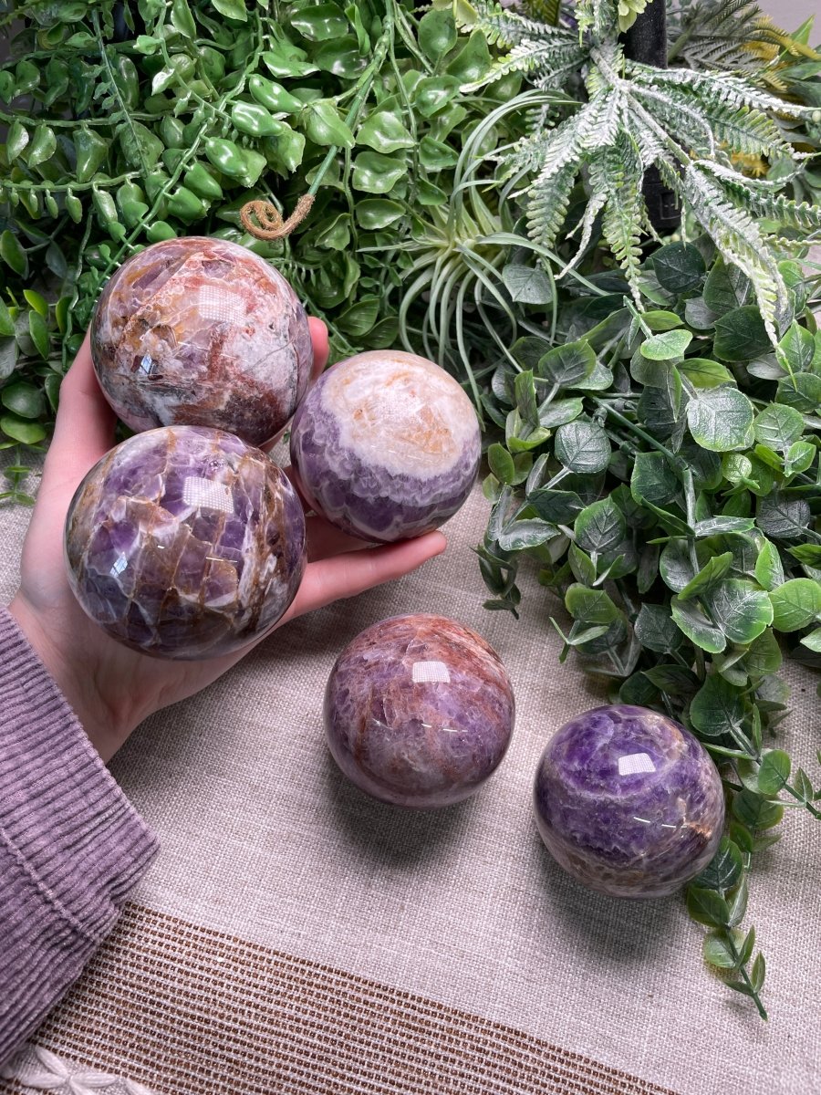 Dream Amethyst Sphere | Copper Ashes