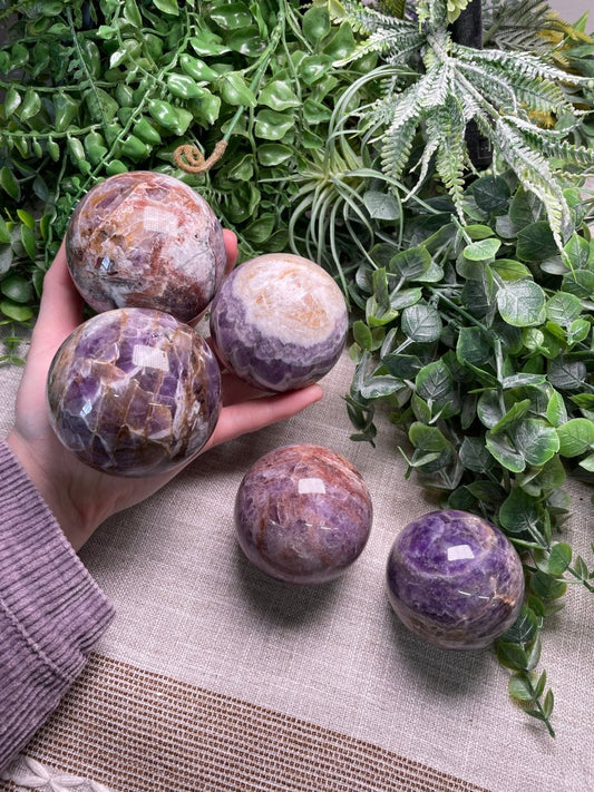 Dream Amethyst Sphere | Copper Ashes