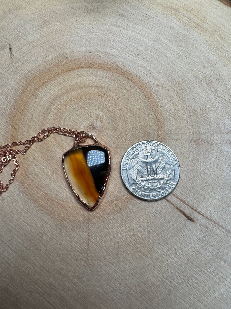 Drusilla - Agate Necklace | Copper Ashes