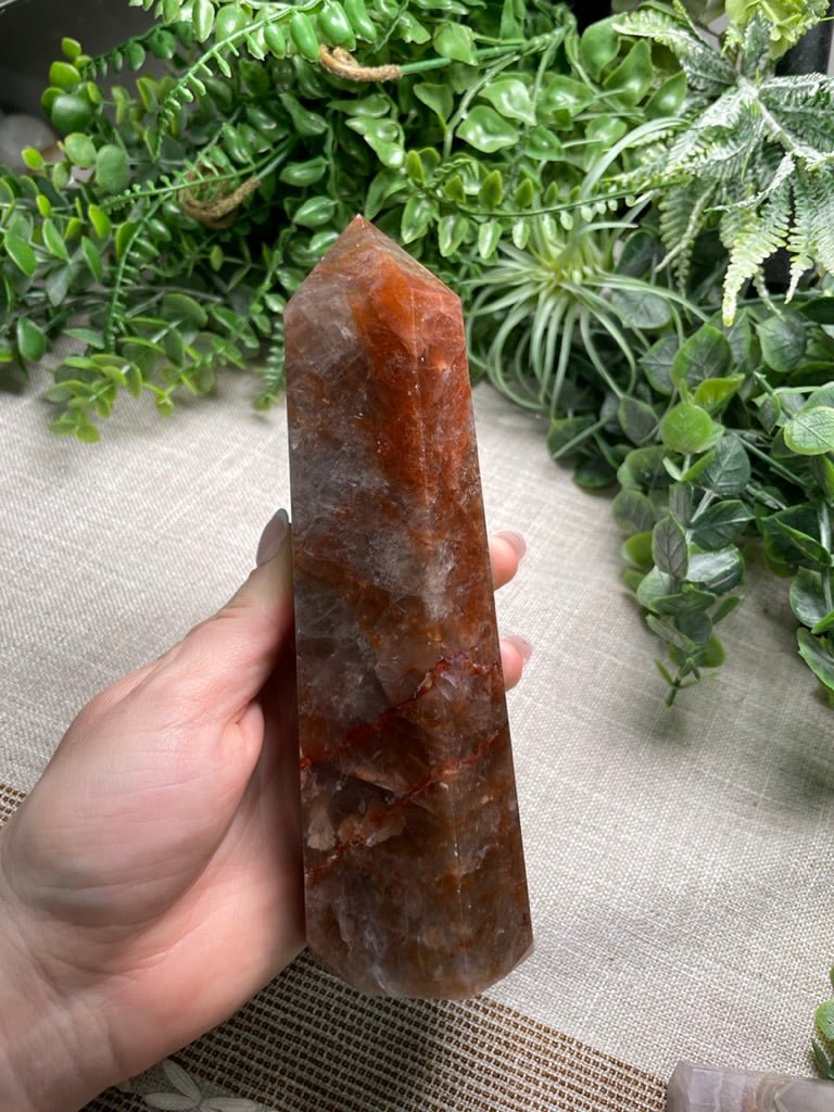 Fire Quartz Tower | Copper Ashes