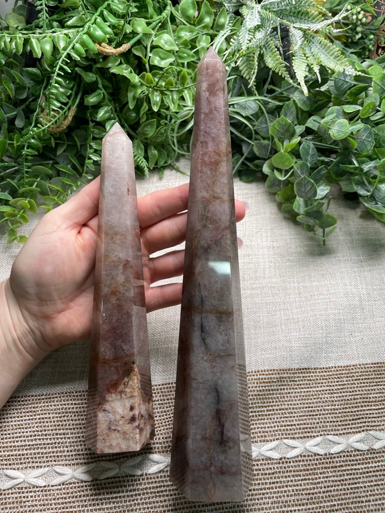 Fire Quartz Tower | Copper Ashes