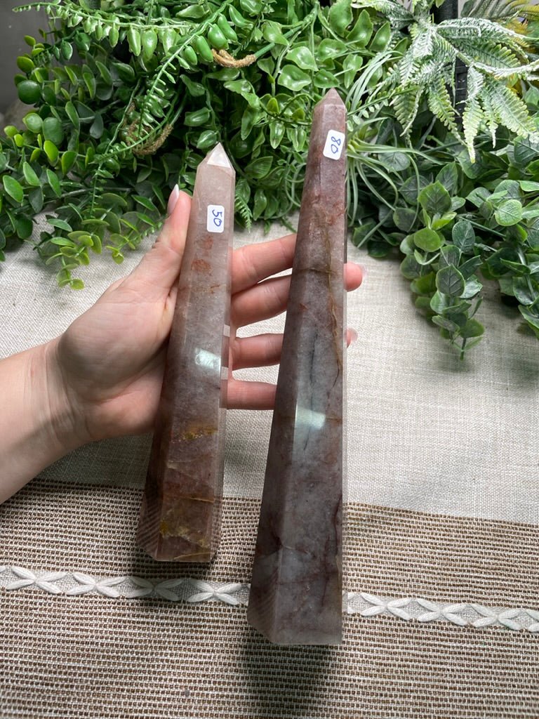 Fire Quartz Tower | Copper Ashes