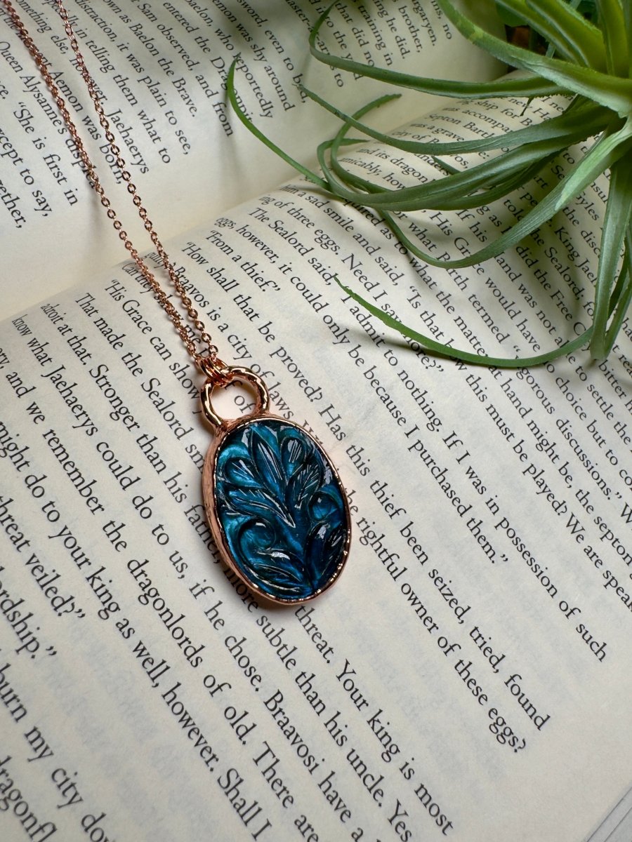 Floral Labradorite Necklace | Copper Ashes