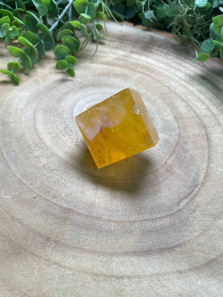 Fluorite Cube (chipped) | Copper Ashes