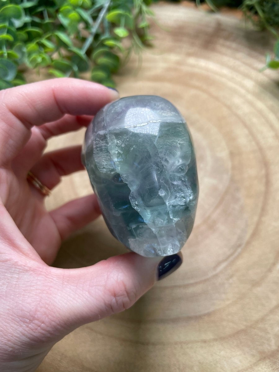 Fluorite Fae Head (chipped) | Copper Ashes