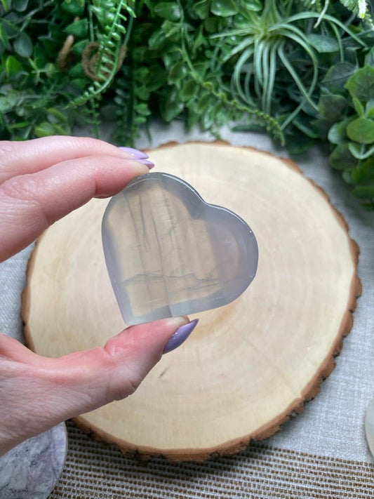 Fluorite Heart Mini Dish | Copper Ashes
