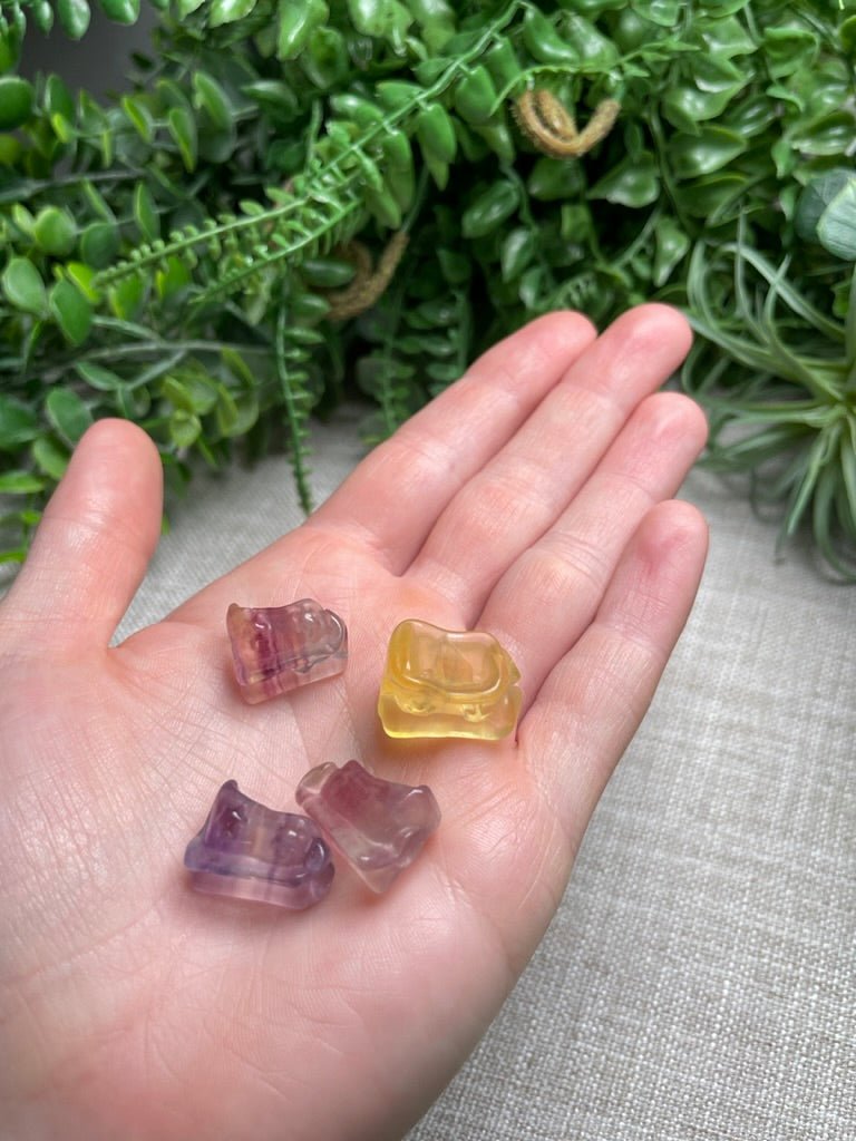 Fluorite Mini Santa's Sleigh | Copper Ashes