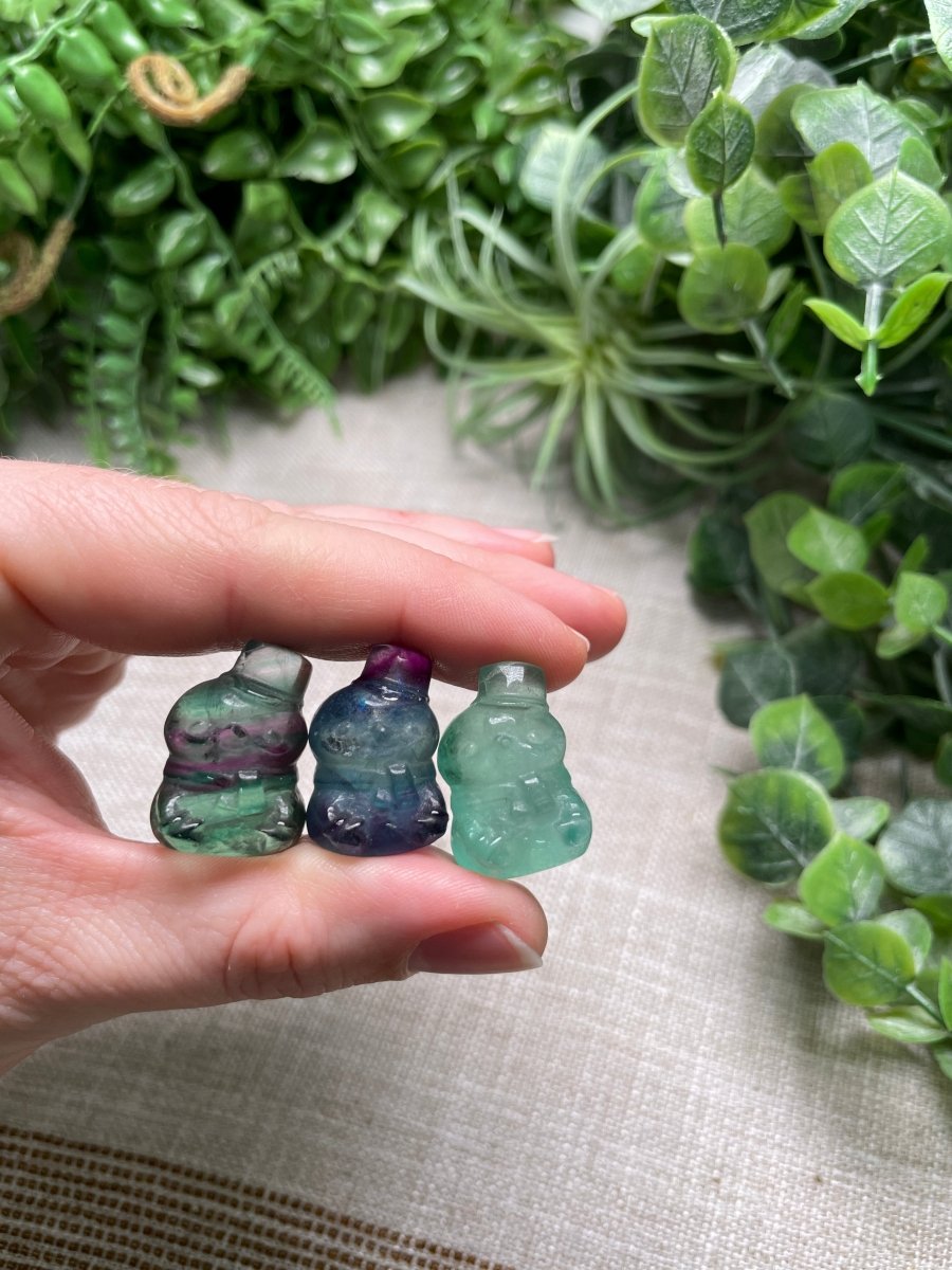 Fluorite Mini Snowman | Copper Ashes