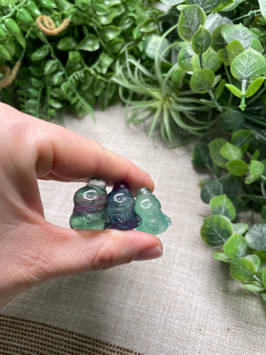 Fluorite Mini Snowman | Copper Ashes