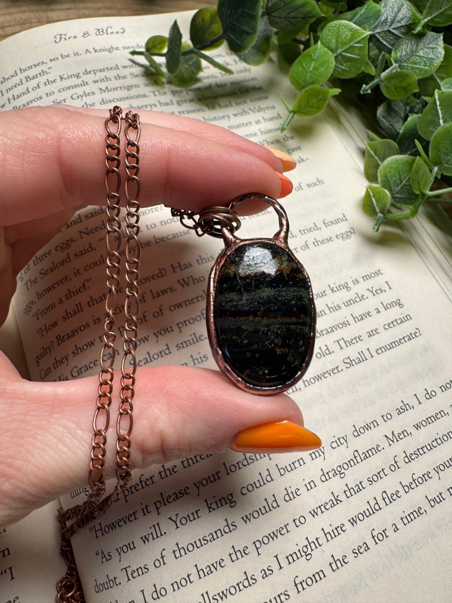 Fluorite Root Necklace | Copper Ashes