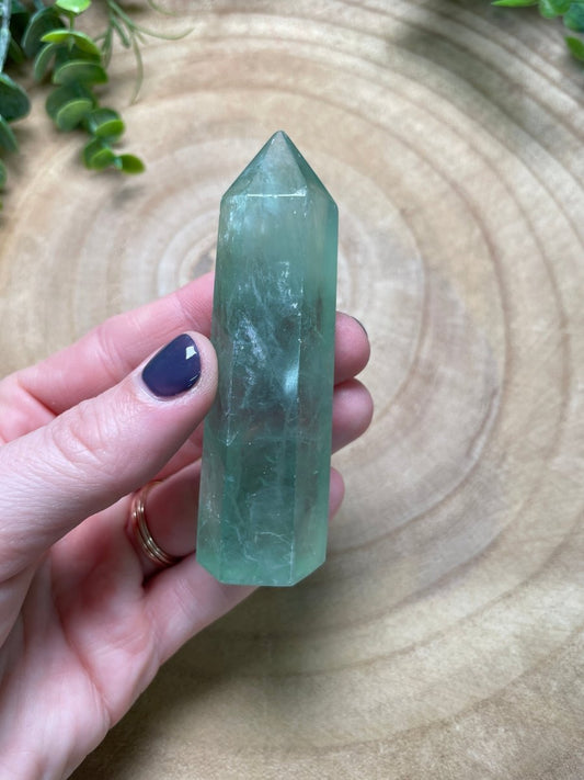 Fluorite Tower (chipped tip) | Copper Ashes