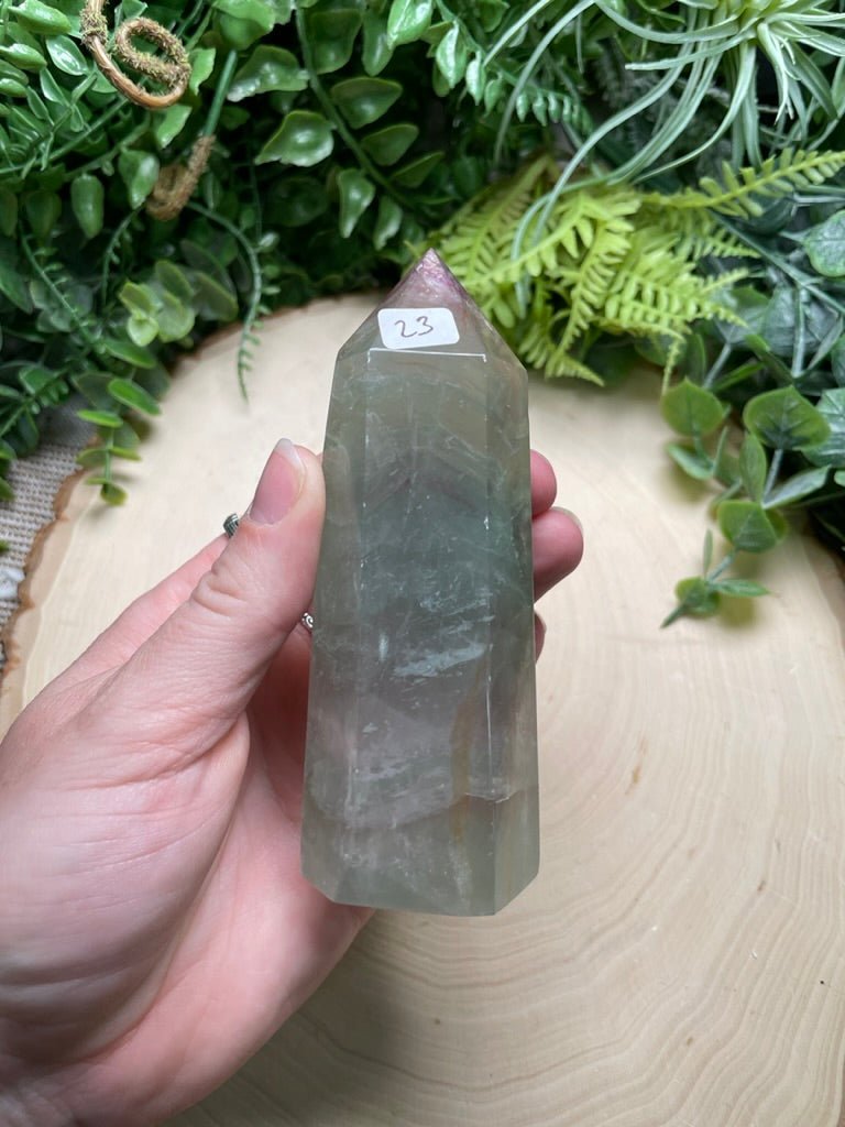 Fluorite Tower (may have minor scratches and chips) | Copper Ashes