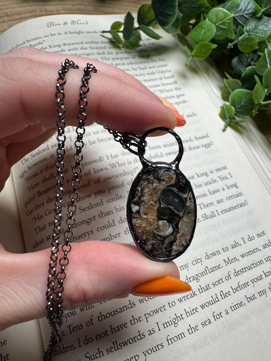 Fossil Necklace | Copper Ashes
