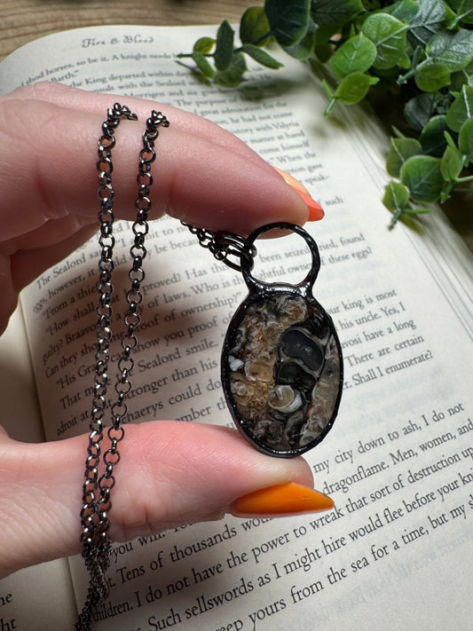 Fossil Necklace | Copper Ashes