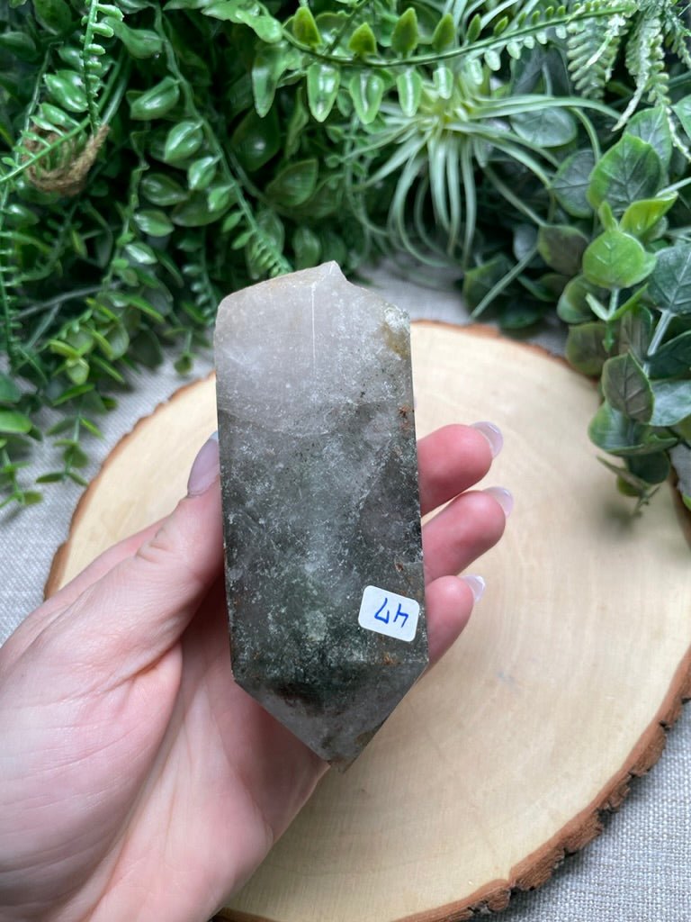 Garden Quartz Wand | Copper Ashes