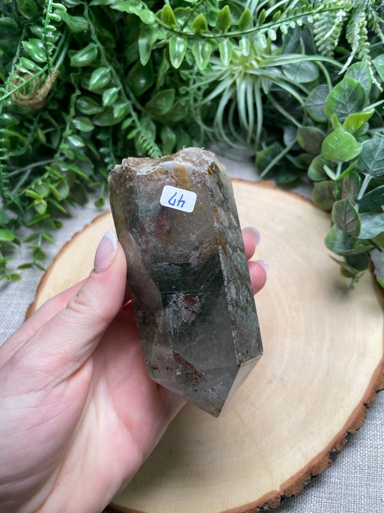 Garden Quartz Wand | Copper Ashes