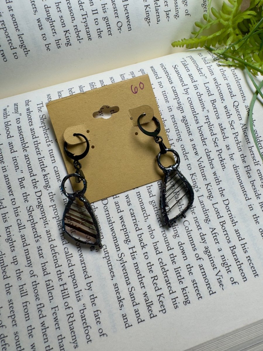 Glass Earrings | Copper Ashes