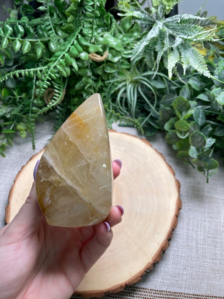 Golden Healer Quartz Flame | Copper Ashes