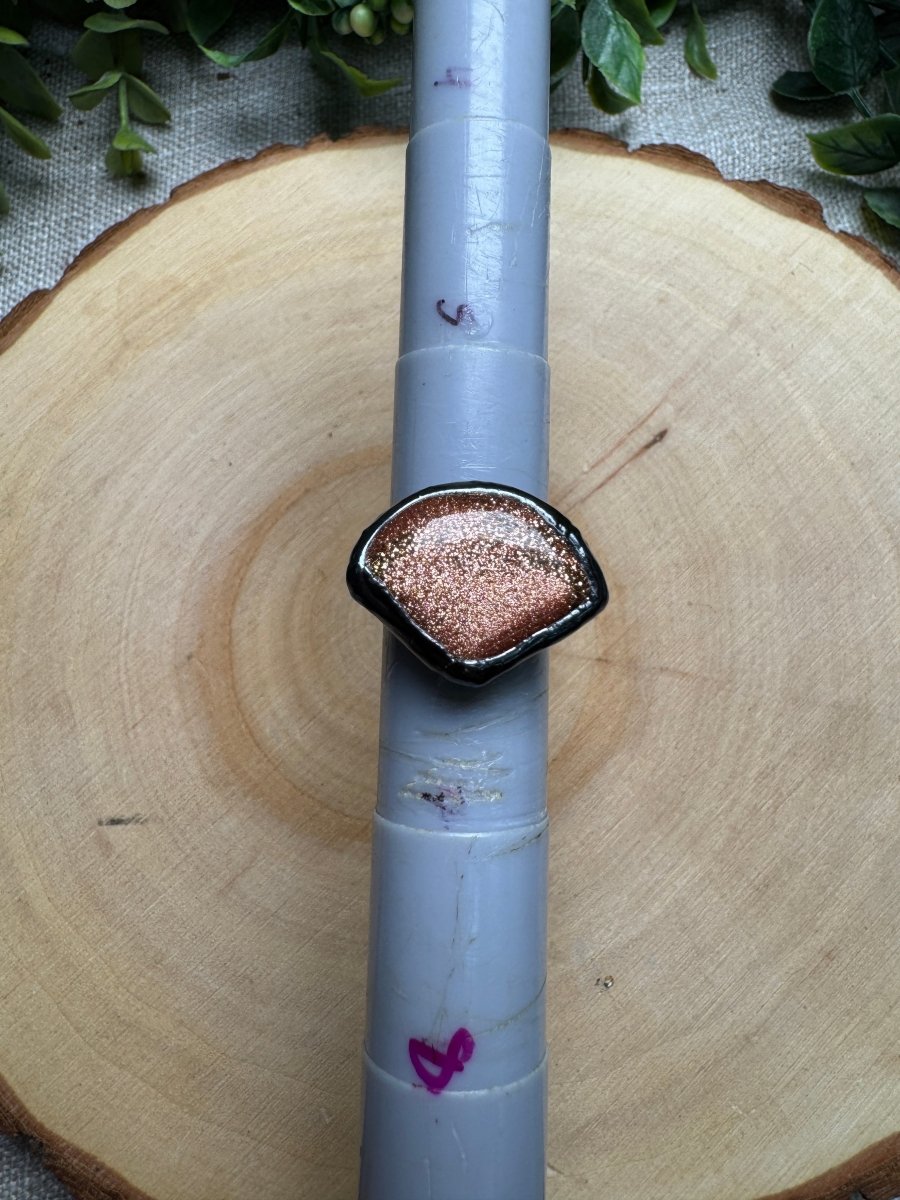 Goldstone Ring Size 6 | Copper Ashes