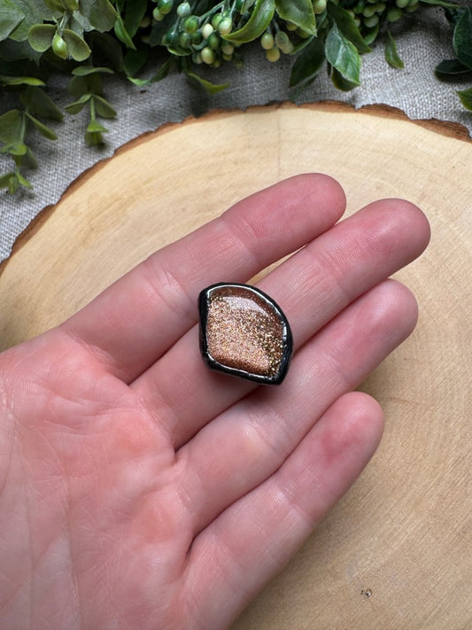 Goldstone Ring Size 6 | Copper Ashes