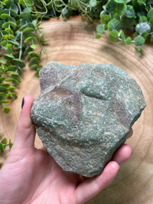 Green Aventurine Chunk | Copper Ashes