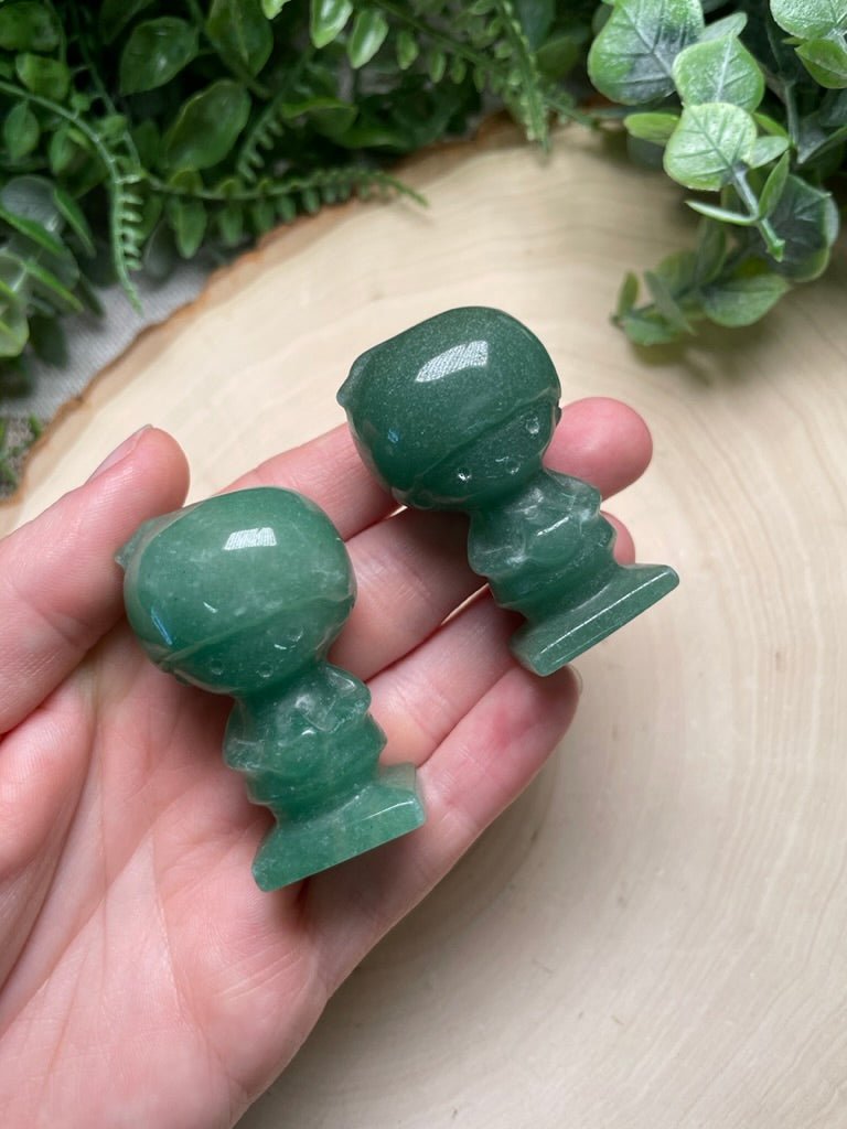 Green Aventurine Twin Stars from Hello Kitty | Copper Ashes