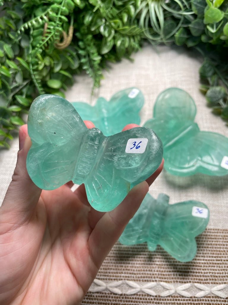 Green Fluorite Butterfly | Copper Ashes