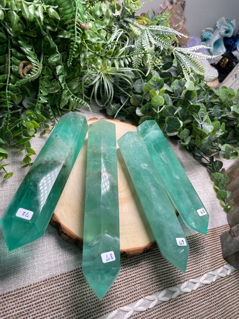 Green Fluorite Tower | Copper Ashes