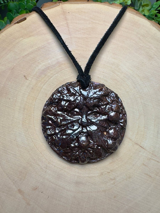 Green Man Necklace | Copper Ashes