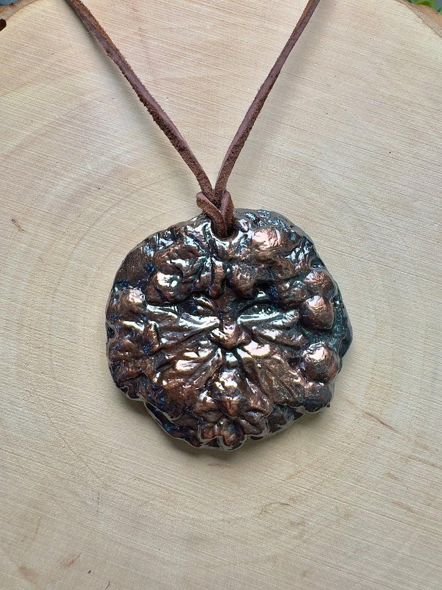 Green Man Necklace | Copper Ashes
