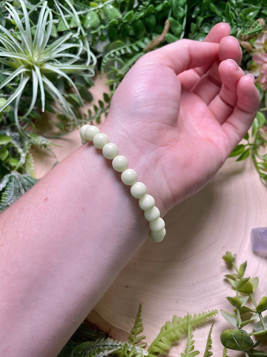 Green/ Yellow Glow in the Dark Luminous Bracelet | Copper Ashes