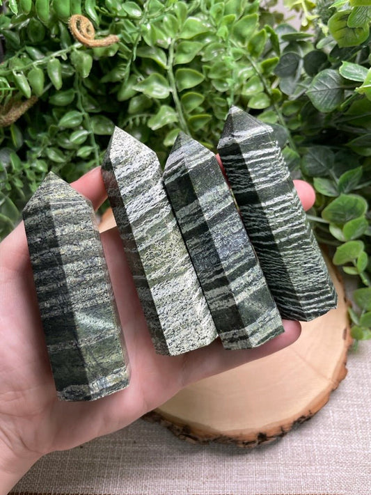 Green Zebra Jasper | Copper Ashes