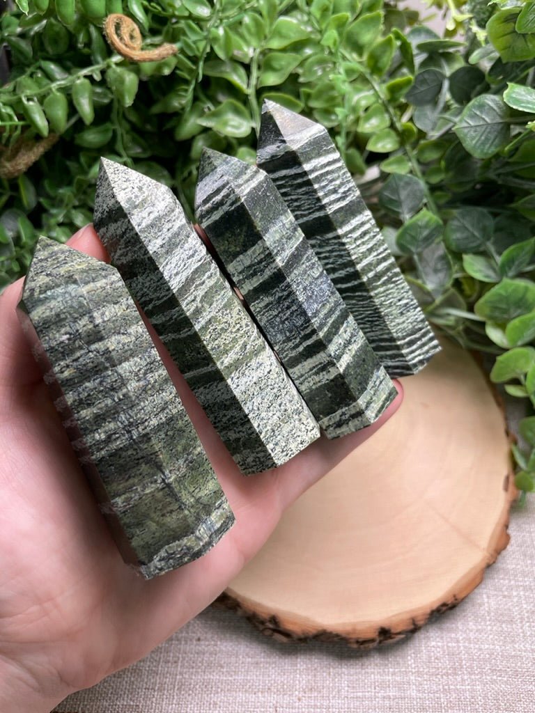 Green Zebra Jasper | Copper Ashes