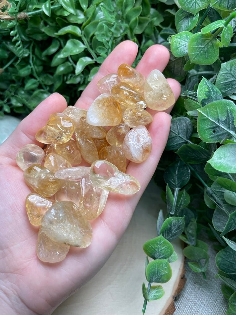 Heat Treated Citrine Tumble | Copper Ashes