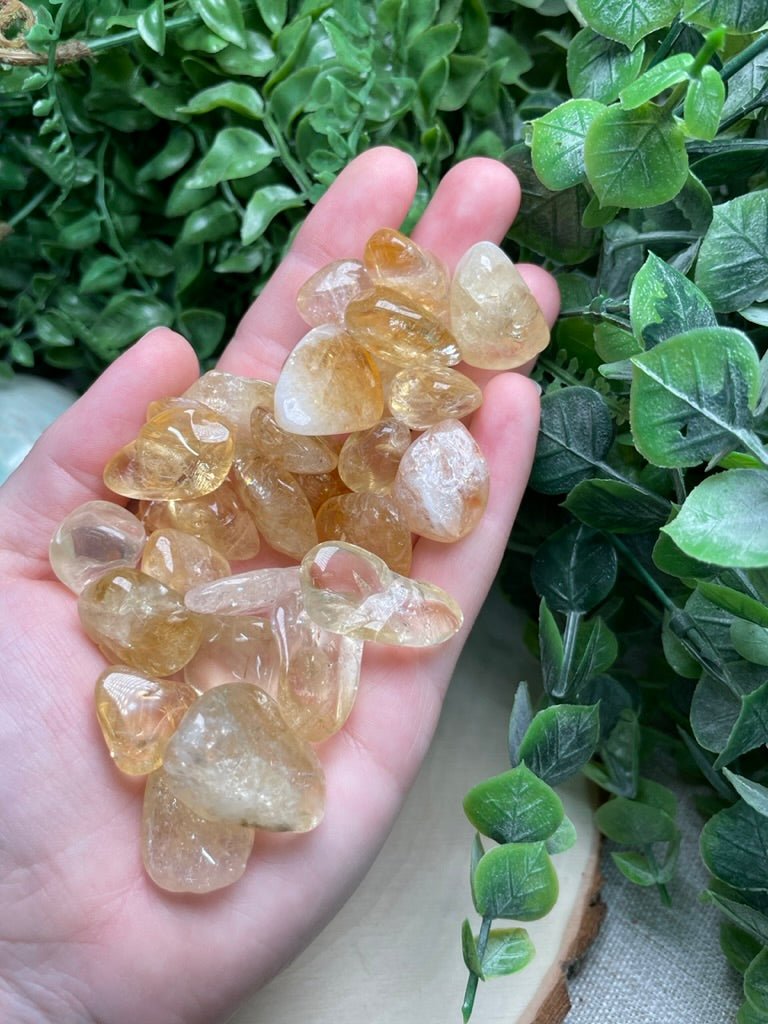 Heat Treated Citrine Tumble | Copper Ashes