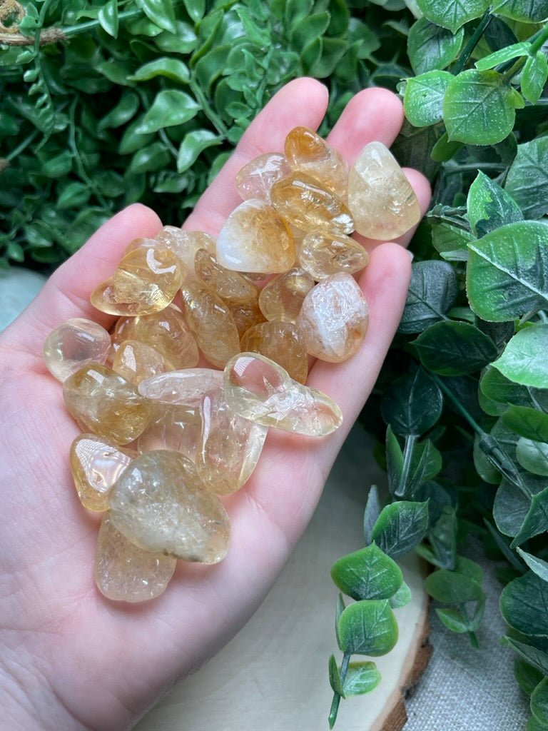 Heat Treated Citrine Tumble | Copper Ashes