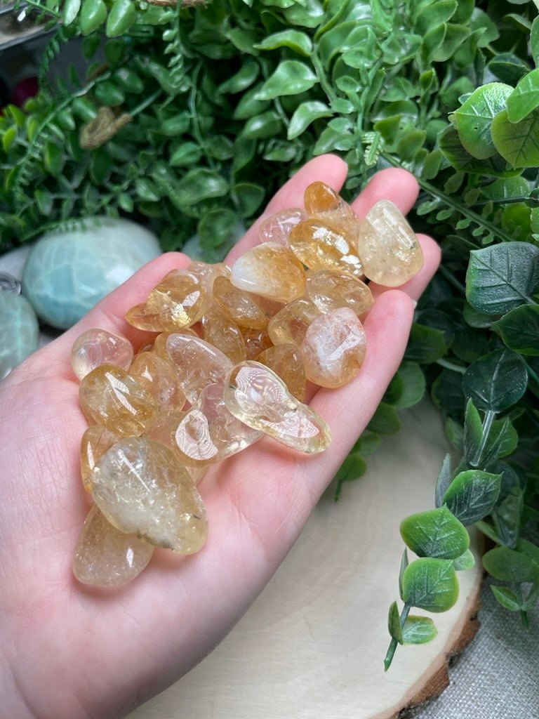 Heat Treated Citrine Tumble | Copper Ashes