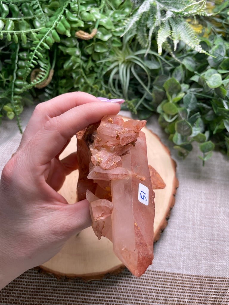 Hematoid Quartz Cluster | Copper Ashes