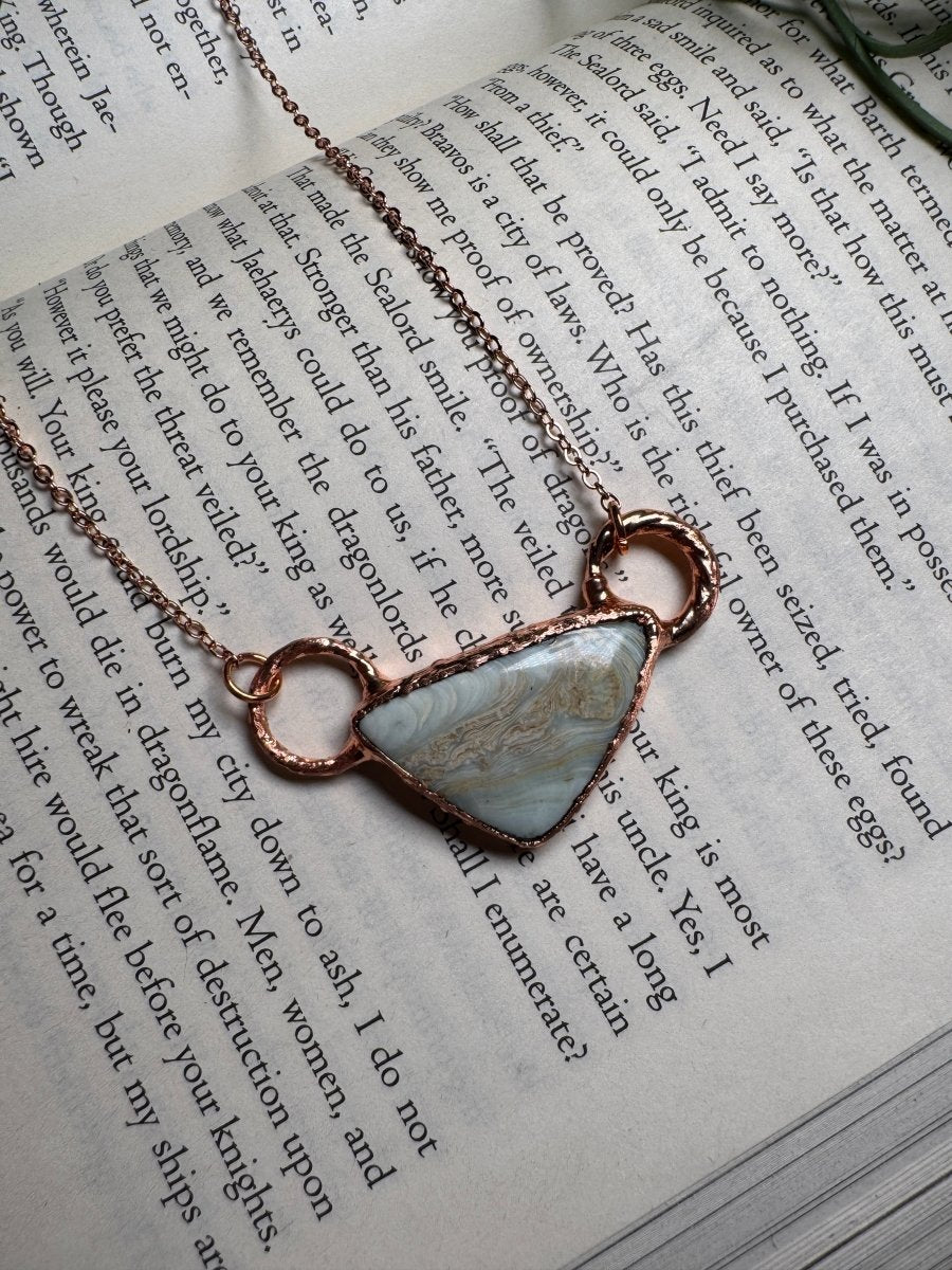 Hemimorphite Necklace | Copper Ashes