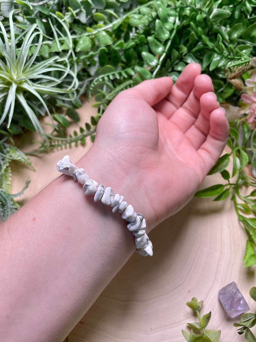 Howlite Chip Bracelet | Copper Ashes