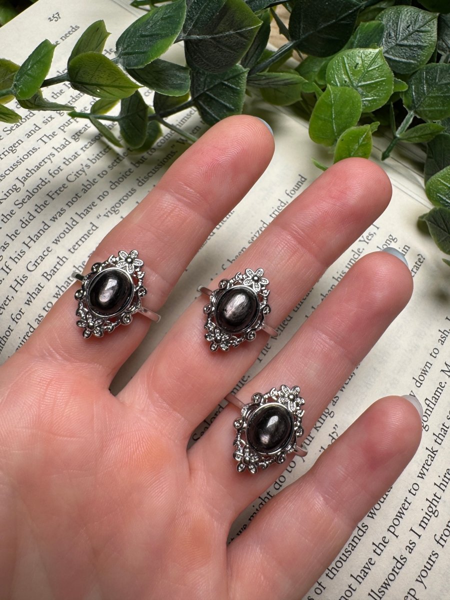 Hypersthene Adjustable Ring | Copper Ashes